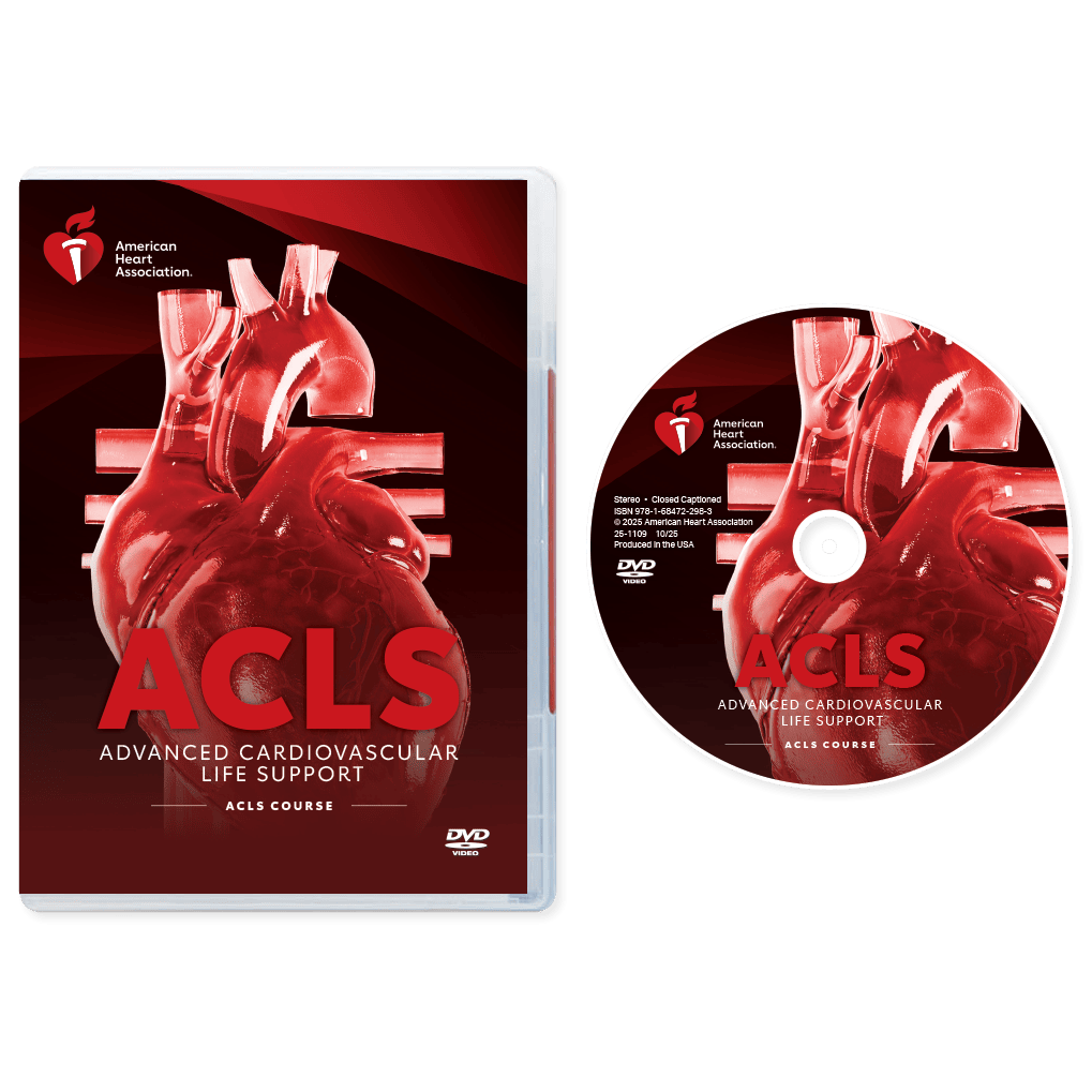 2025 AHA ACLS Provider Course Videos: DVD